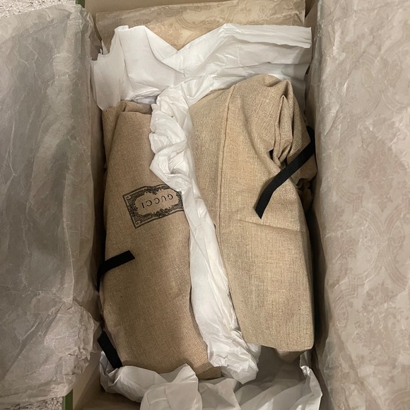 GUCCI WOMEN'S HORSEBIT 1953 LOAFER. SIZE: 37 1/2 EU ( 7 US). WHITE LEATHER - Picture 9 of 11